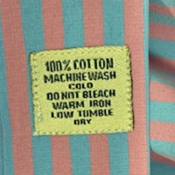 Peter Millar Blue/Pink Striped Button Down Shirt - Picture 8 of 8